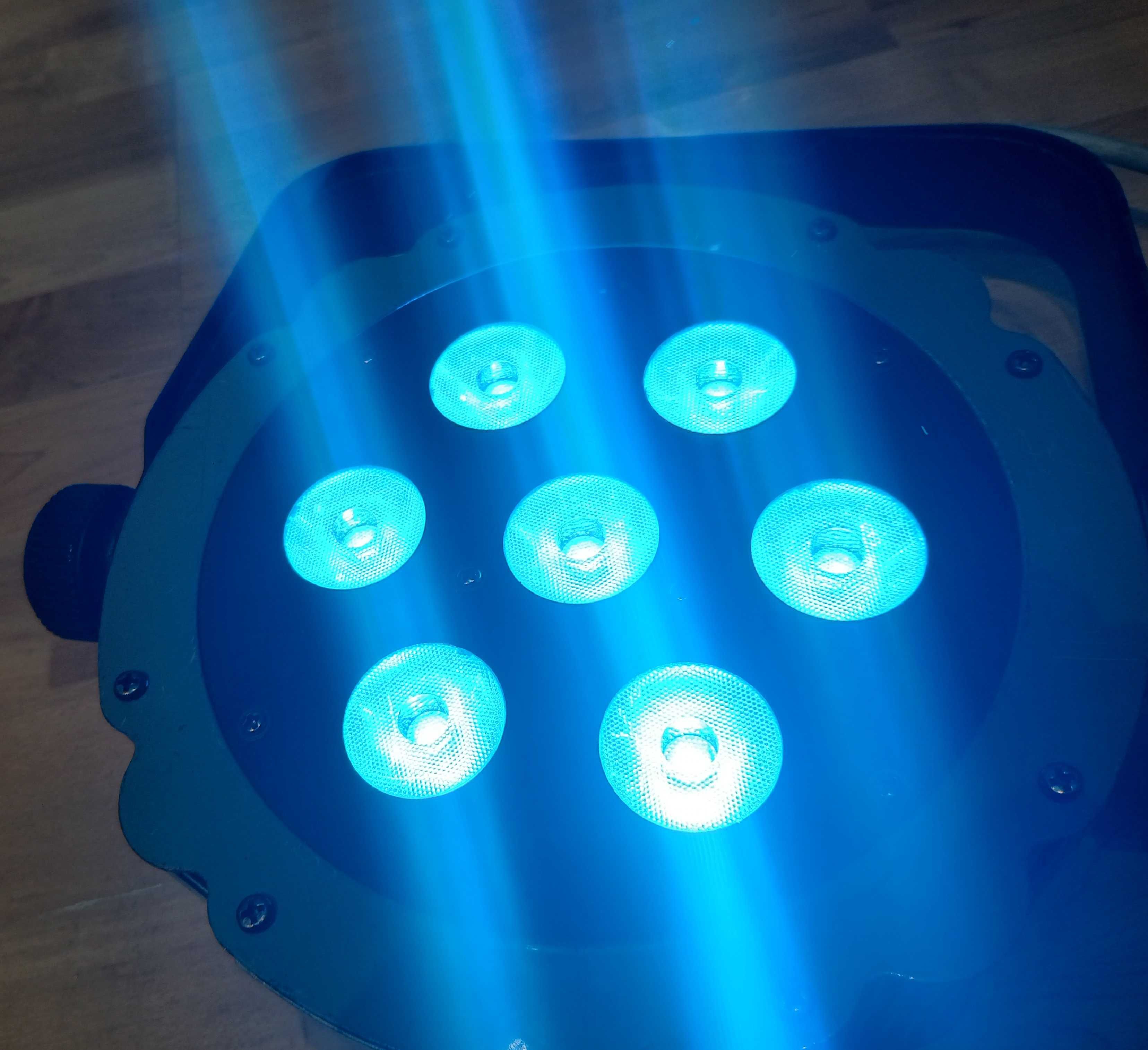 Showtec Compact Par 7 Tri 7x 3W RGB profesjonalny metalowy PAR LED