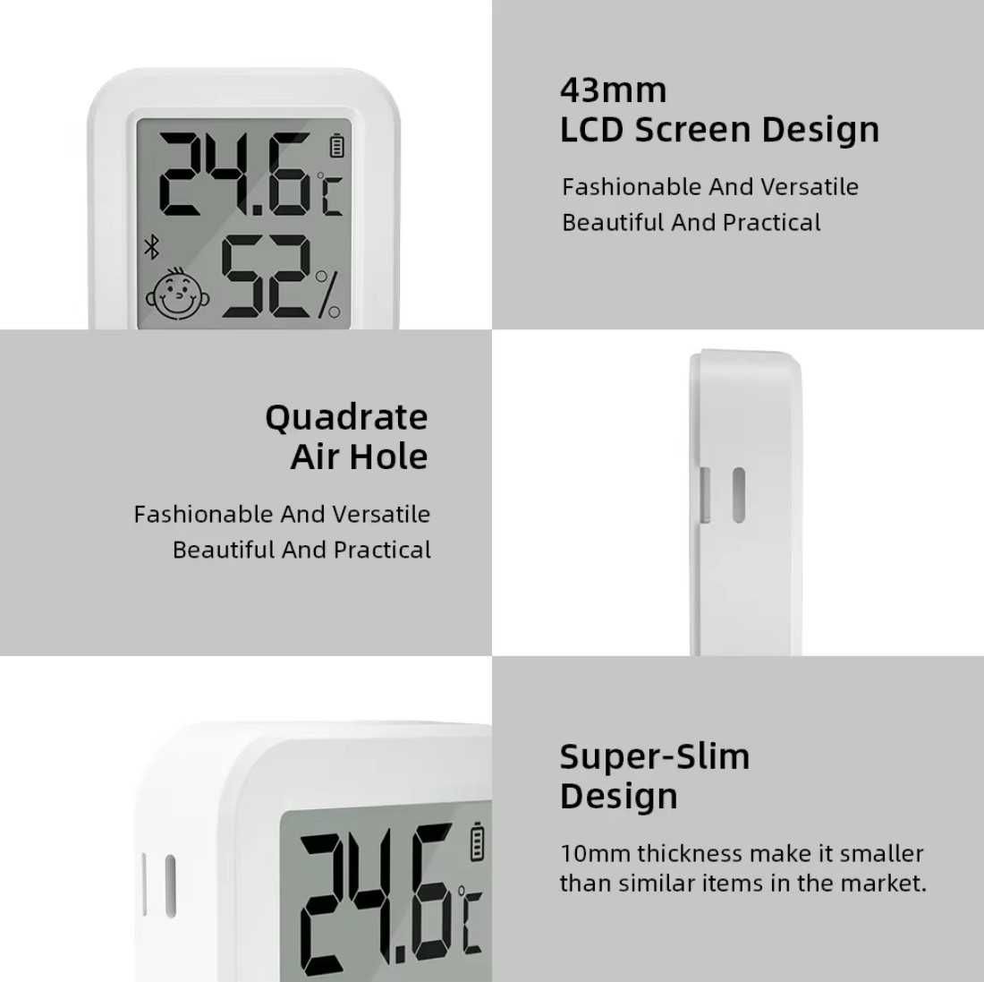 Termómetro Higrómetro Bluetooth Digital (sensor temperatura humidade)