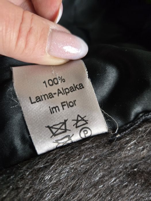 Kurtka damska lama alpaka z kieszeniami