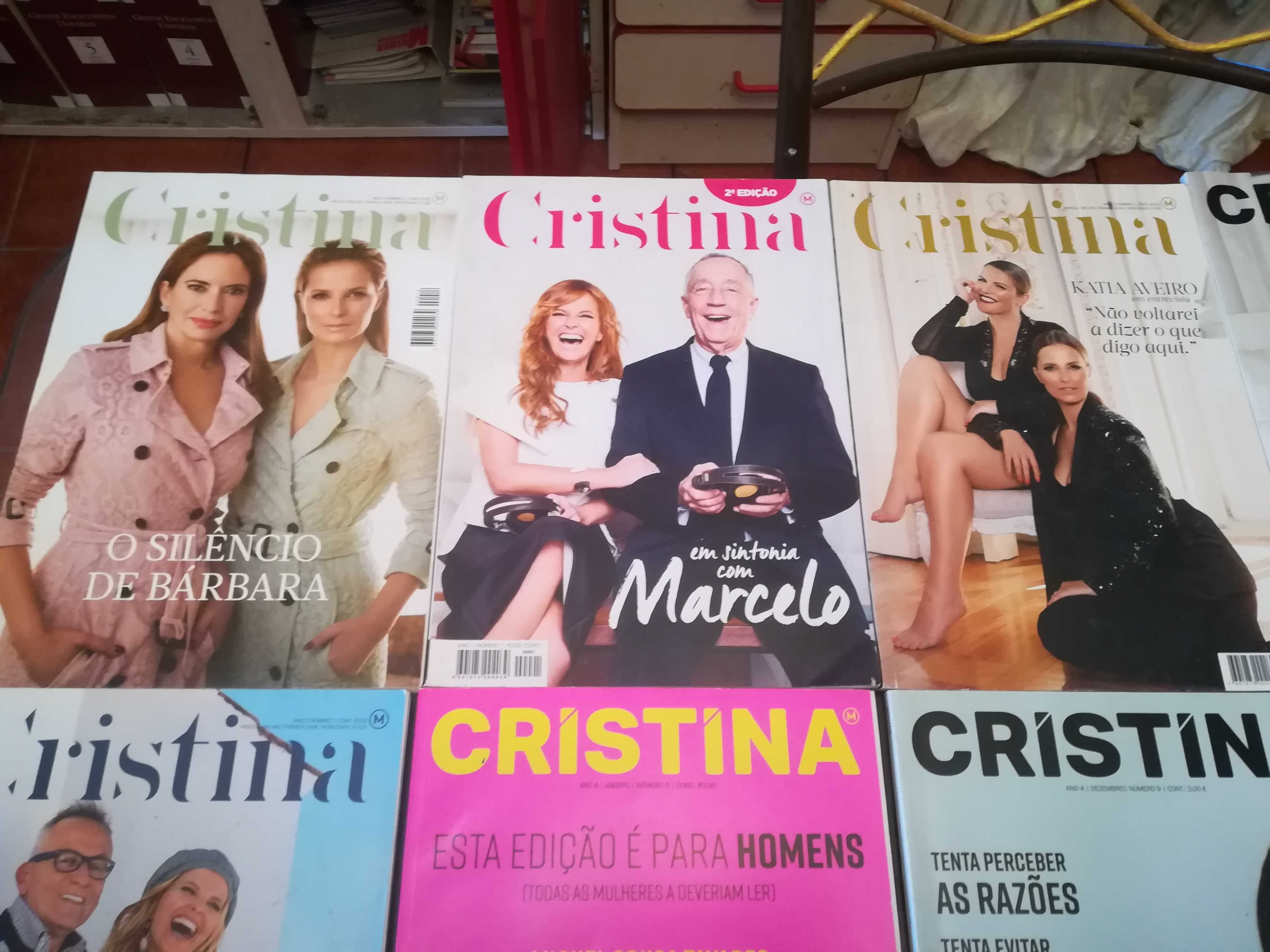 Conjunto de 16 Revistas Cristina