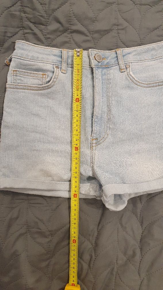 Szorty krótkie spodenki Forever 21 jasne jeansowe 38