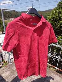 Polo vermelho da C&A