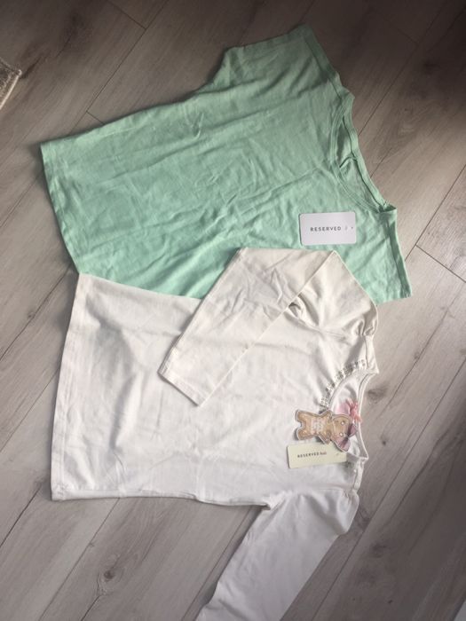 2 szt. bluzeczek Reserved NOWE r. 140
