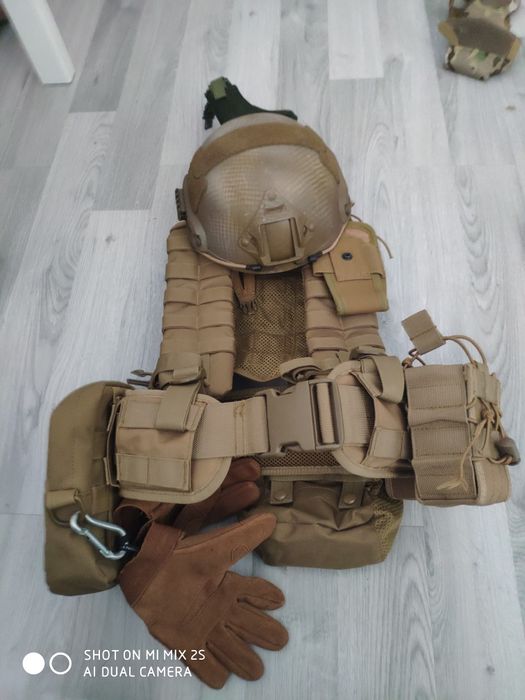 Pas szelki i kask do asg