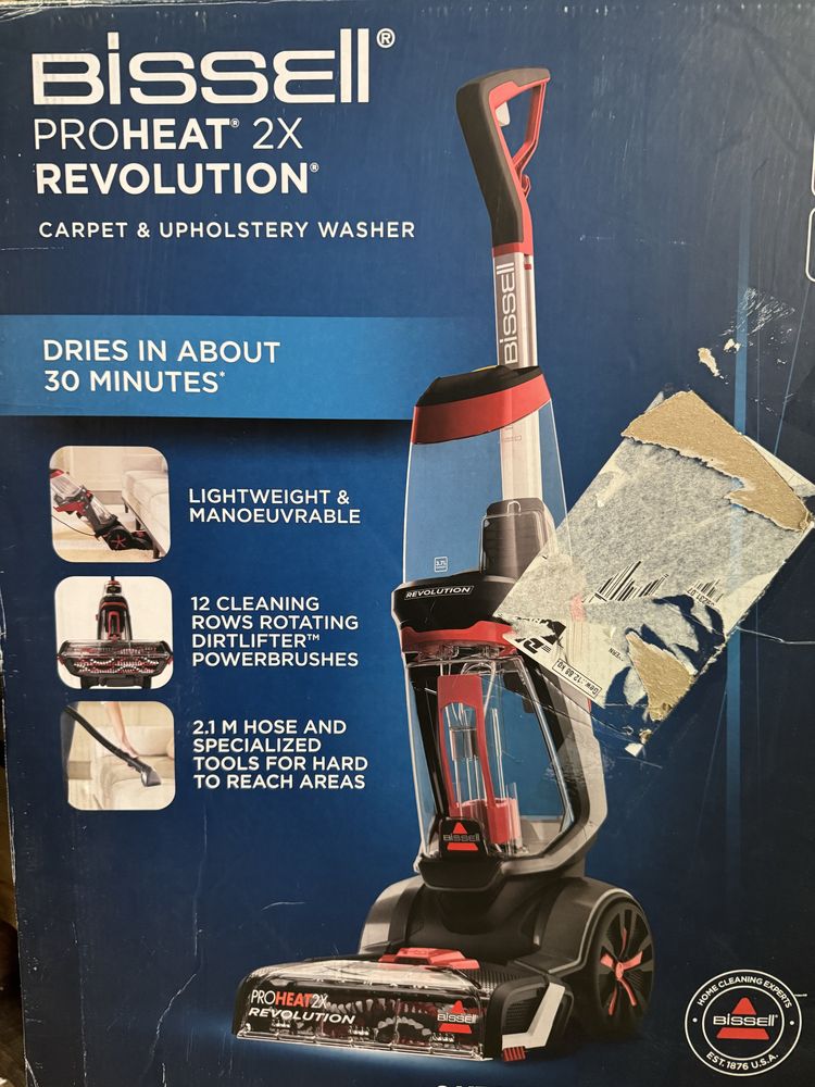 Odkurzacz Pionowy Piorący Dywany Sierść BISSELL PROHEAT 2X REVOLUTION
