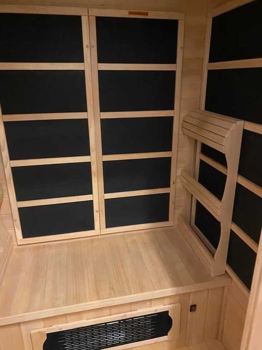 Sauna infrarot infrared na podczerwień 1 2 os LED kolory oparcia mp3