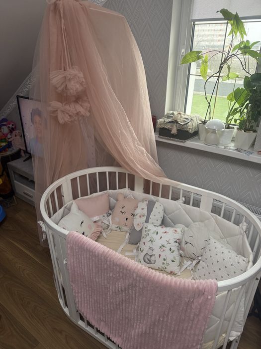 Ліжечко трансформер ліжко з маятником