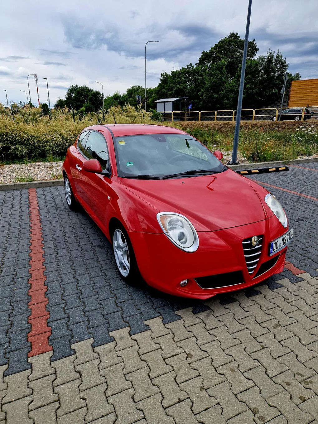Alfa Romeo Mito Alfa Romeo MiTo 1.4 TB (155 KM), 2008, czerwony – zadbana