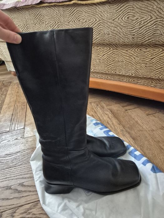 Kozaki skórzane damskie