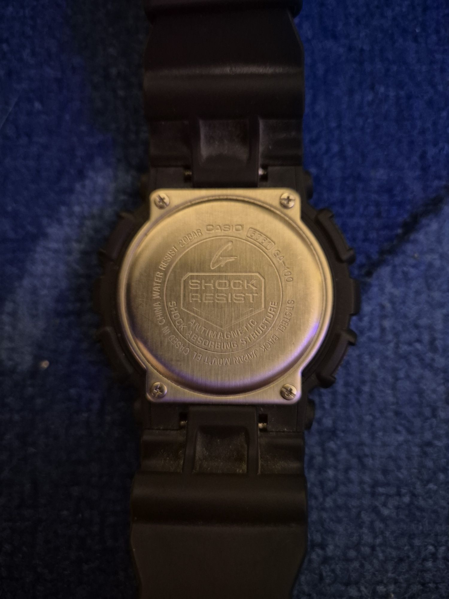 Zegarek sportowy CASIO G-Shock Original GA-100-1A1ER Czarny