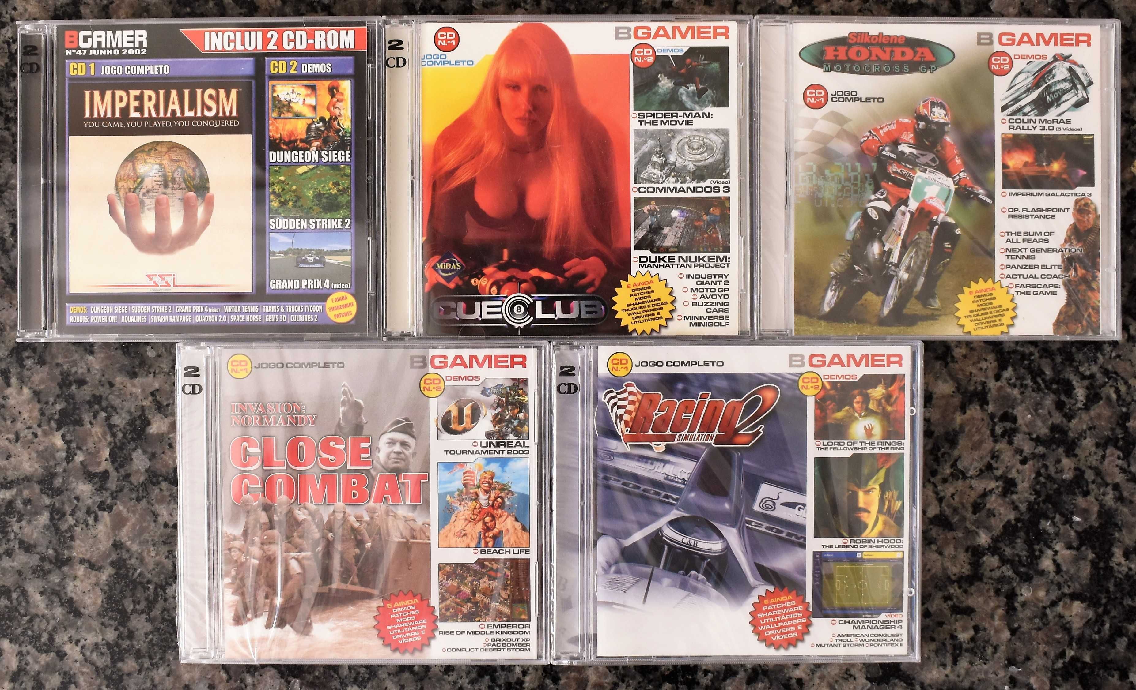 BGamer (Bimotor): CDs com Programas/Jogos/Demos