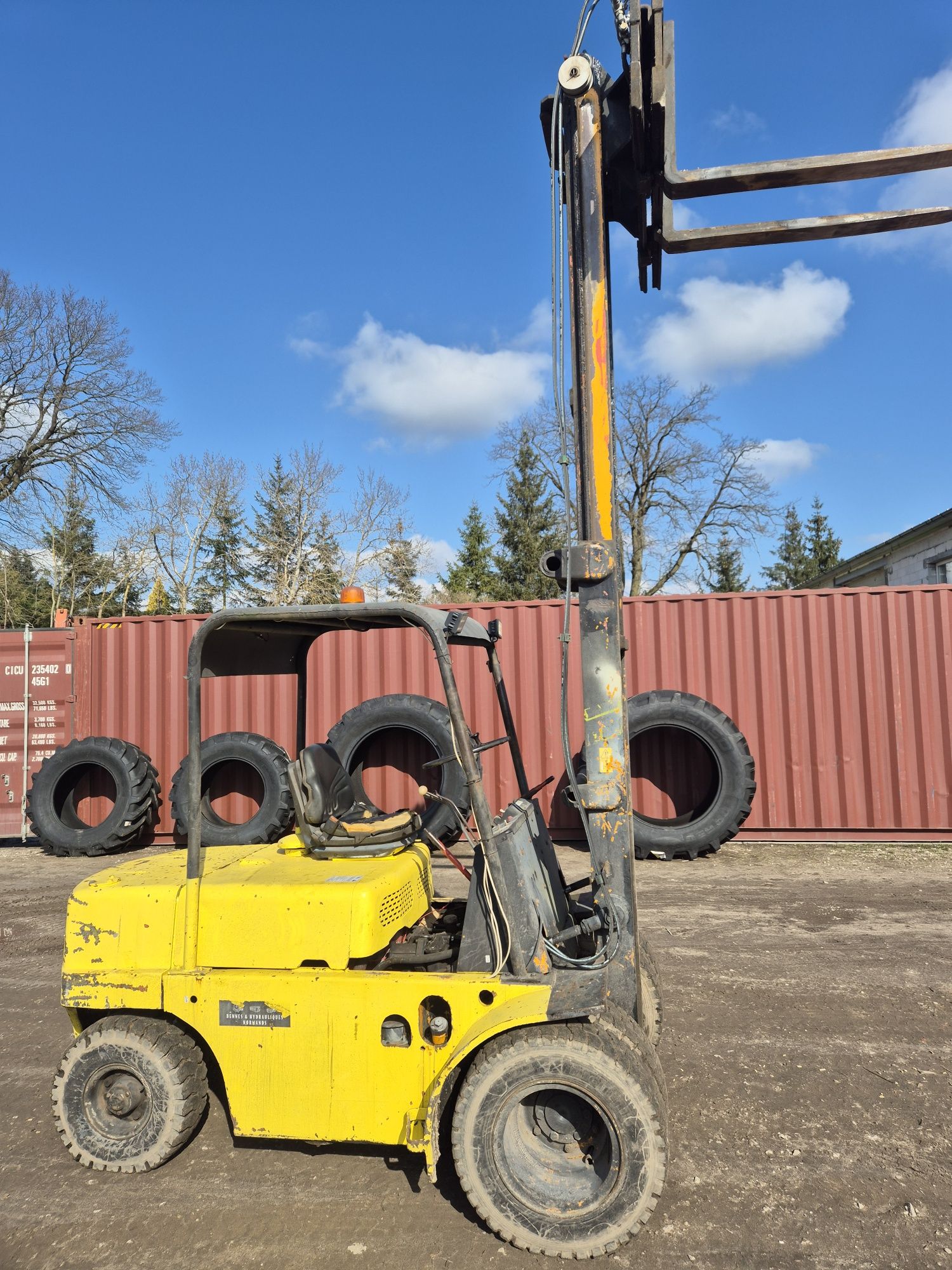 Wózek widłowy Fiat OM40 diesel