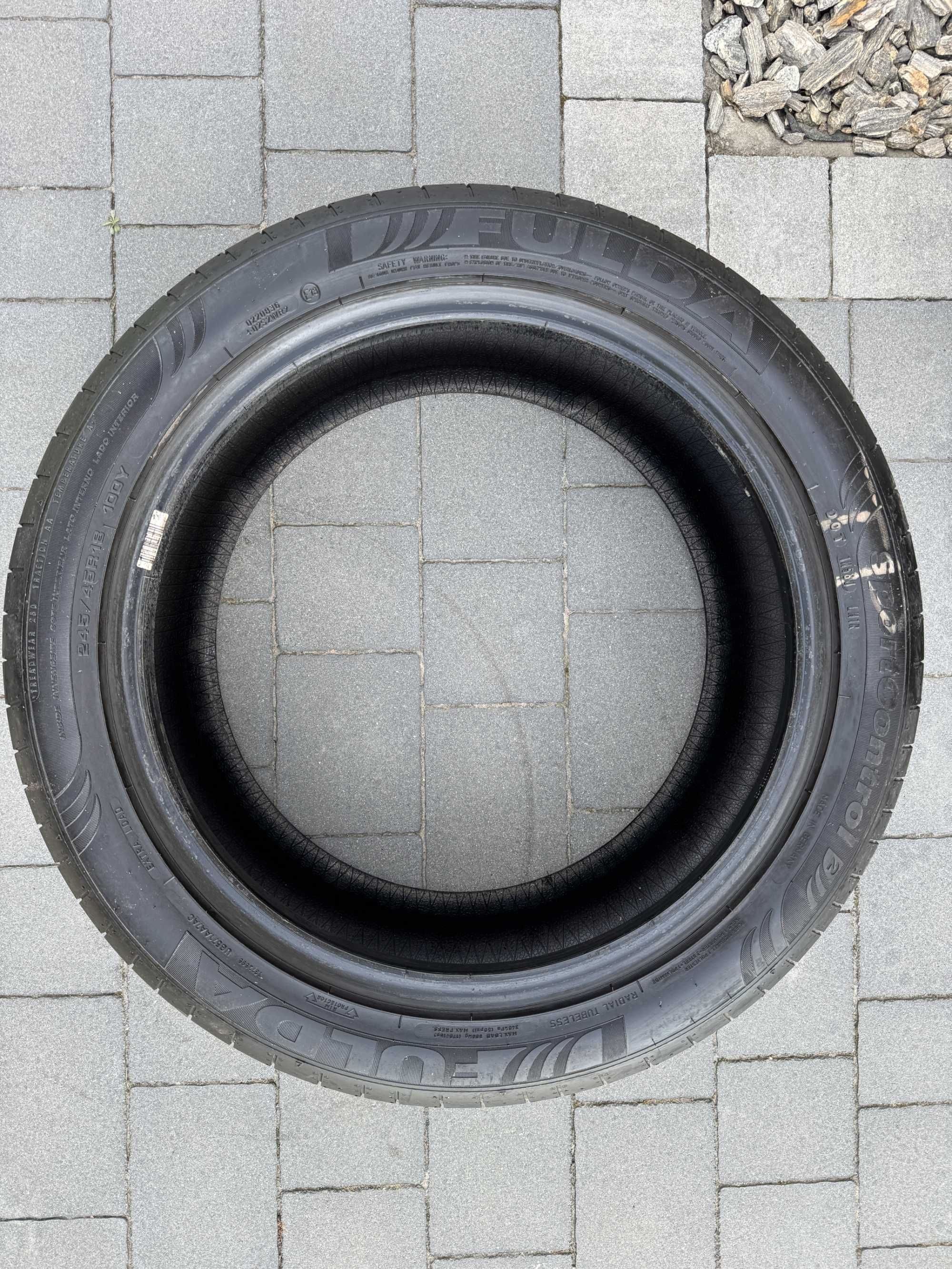 Komplet 4 letnich opon FULDA SportControl 2 – 245/45 R18