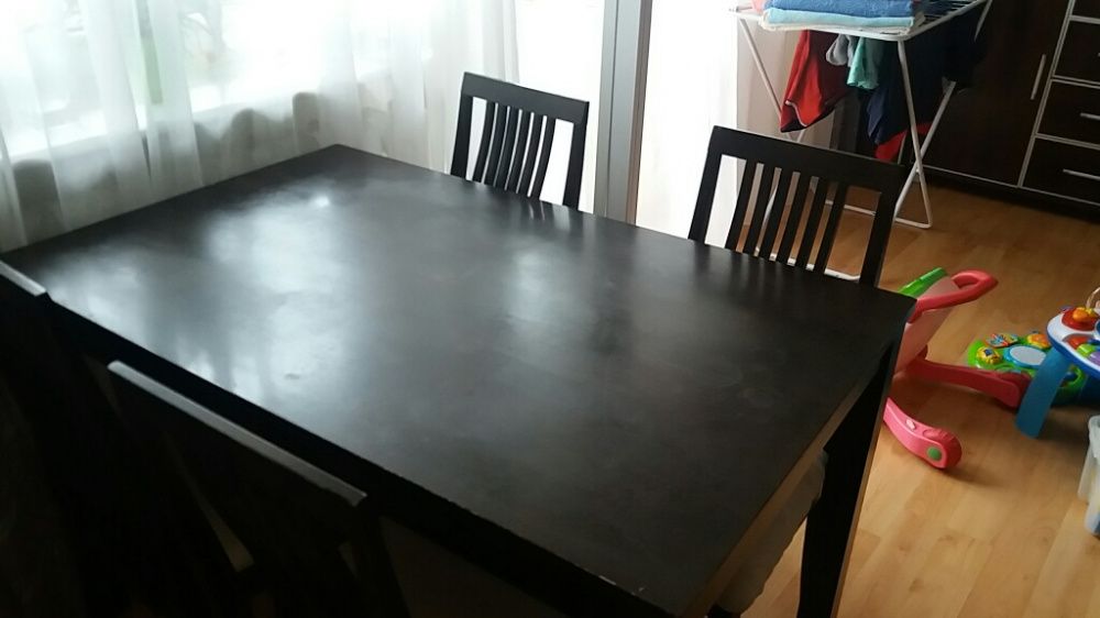 Stół w kolorze wenge 120x75 bez krzeseł