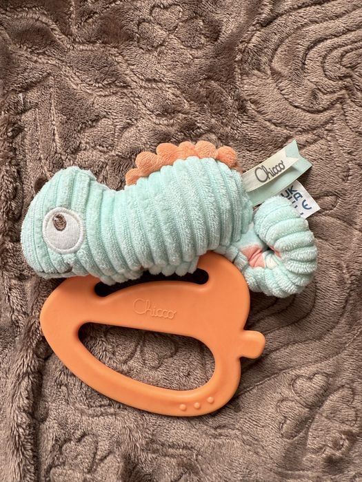 Дитяча іграшка-брязкальце (прорізувач) Chicco Хамелеон