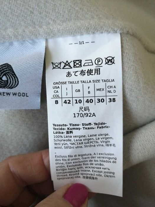 Płaszcz Max Mara 100% wełna