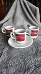 3 chávenas colecionáveis Cafés Christina com pires