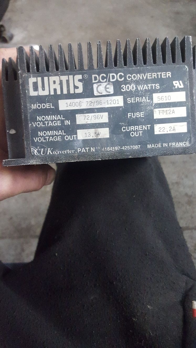 Converter DC/DC 72- 96v-12v melex pojazd elektryczny
