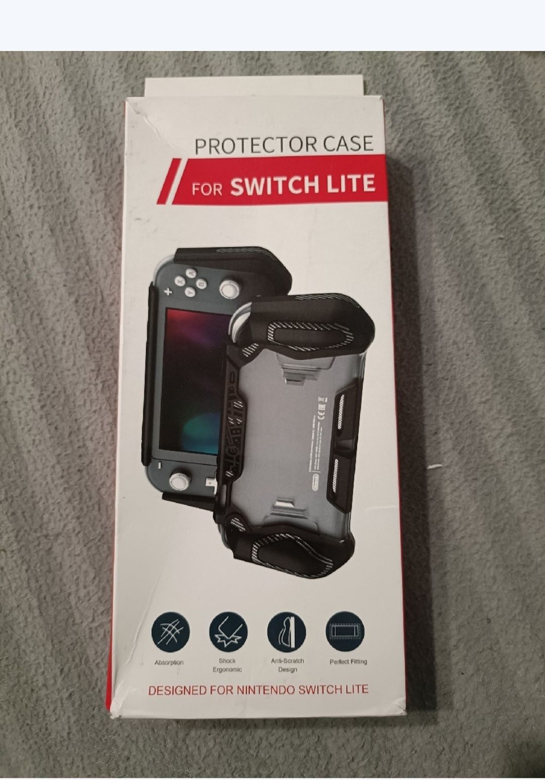 Case + szkło ochronne Nintendo switch lite