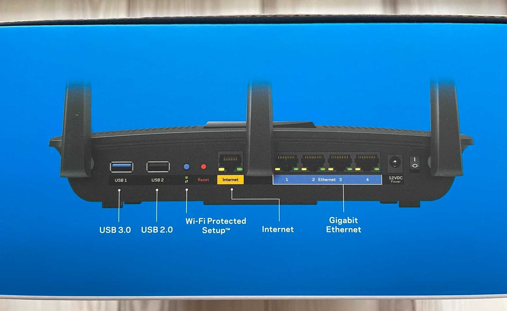 Router Linksys EA7500 V2 MU-MIMO Gigabit USB3.0 4K MAX-Stream