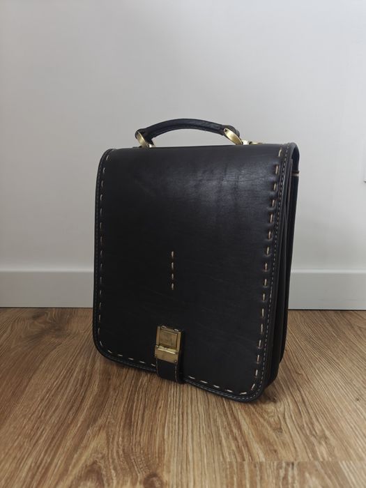 Шкіряна сумка портфель