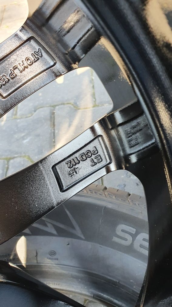 Felgi aluminiowe 18" 5x112 8j et45 Vw Audi Seat Skoda Mercedes itp.