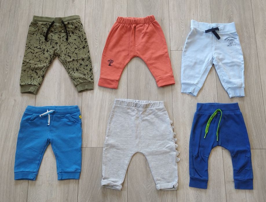 Ogromna paczka ubranek dla chłopca rozmiar 68