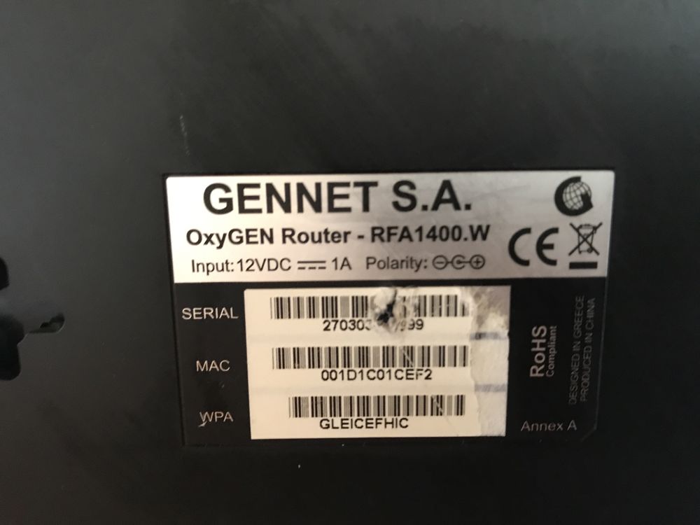 Router Gennet OxyGEN  RFA 1400W