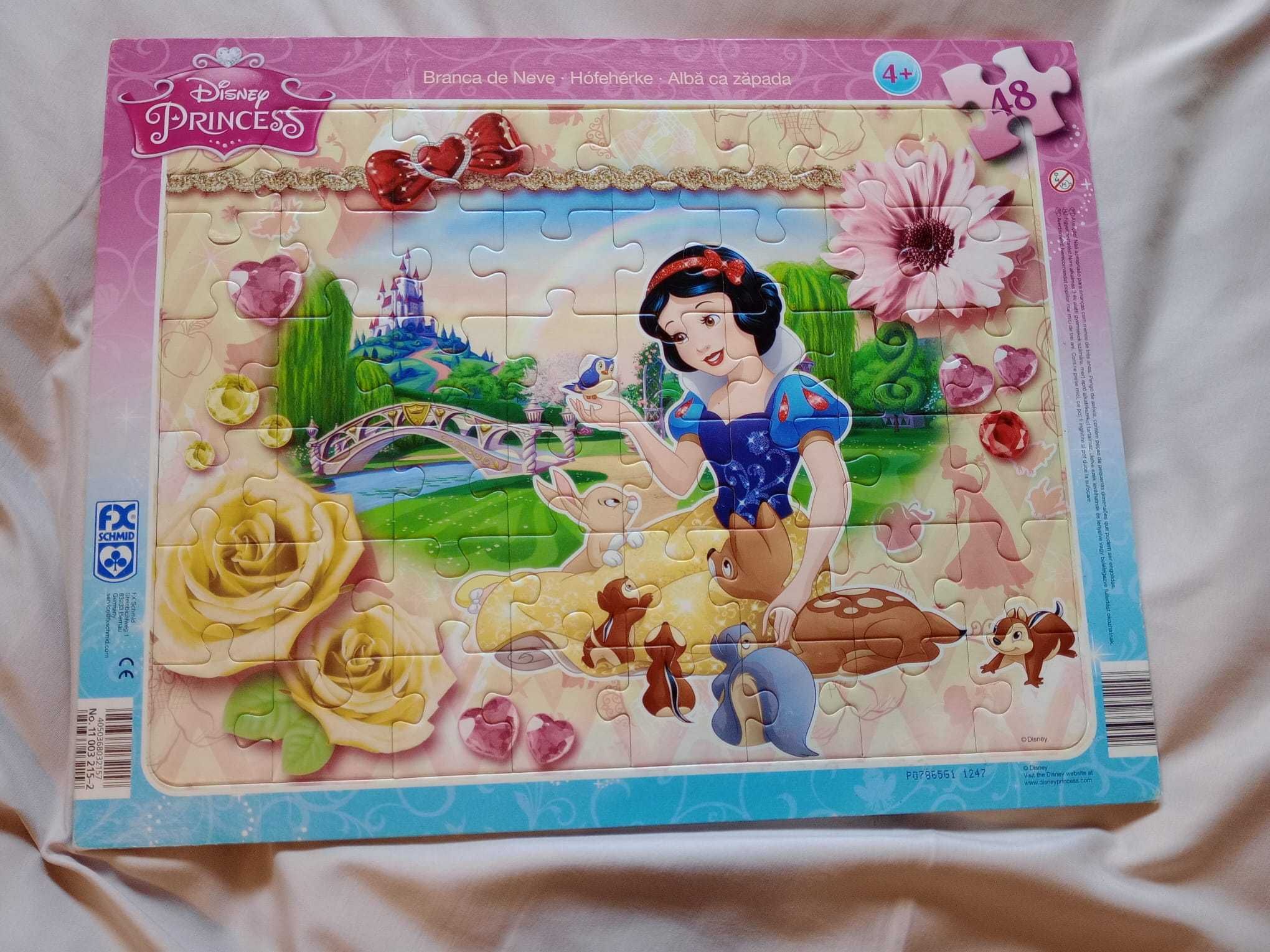 2x Puzzle Princesas da Disney 48 peças