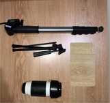 Conjunto de equipamentos fotográficos