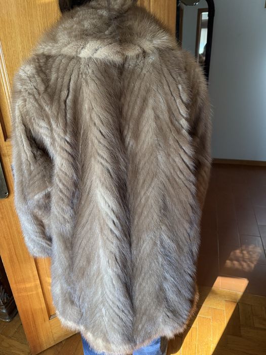 Casaco vison camel