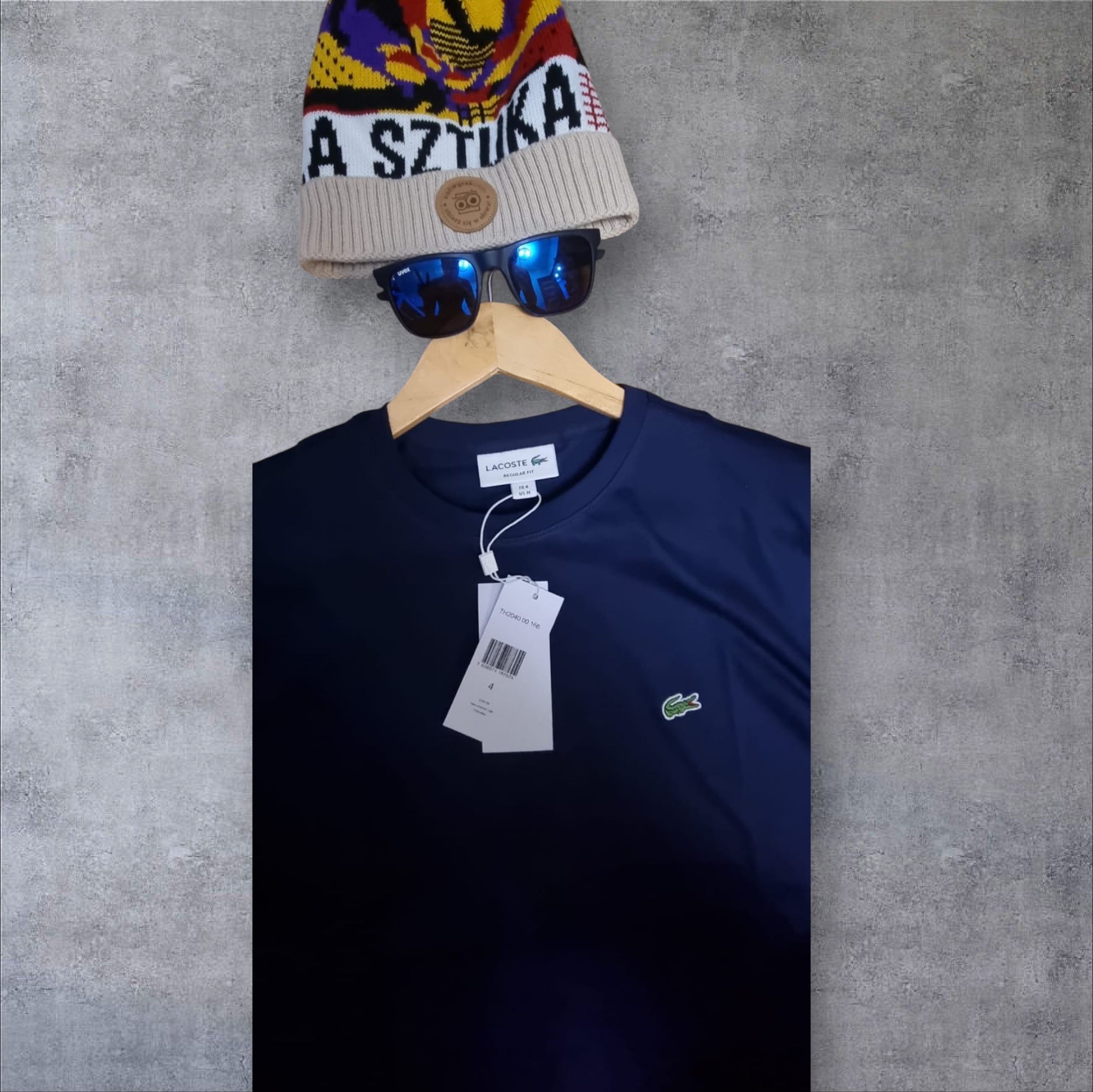 Oryginalny T-shirt męski Lacoste rozmiar M