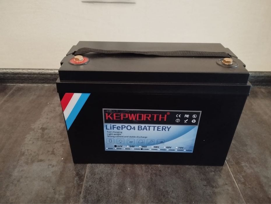 LIFEPO4 літієва акумуляторна батарея 12V з інвентором 1500 w,