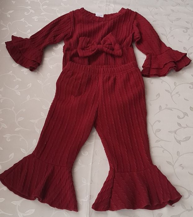 Модний костюсчик бодік і штани 6-9 місяців