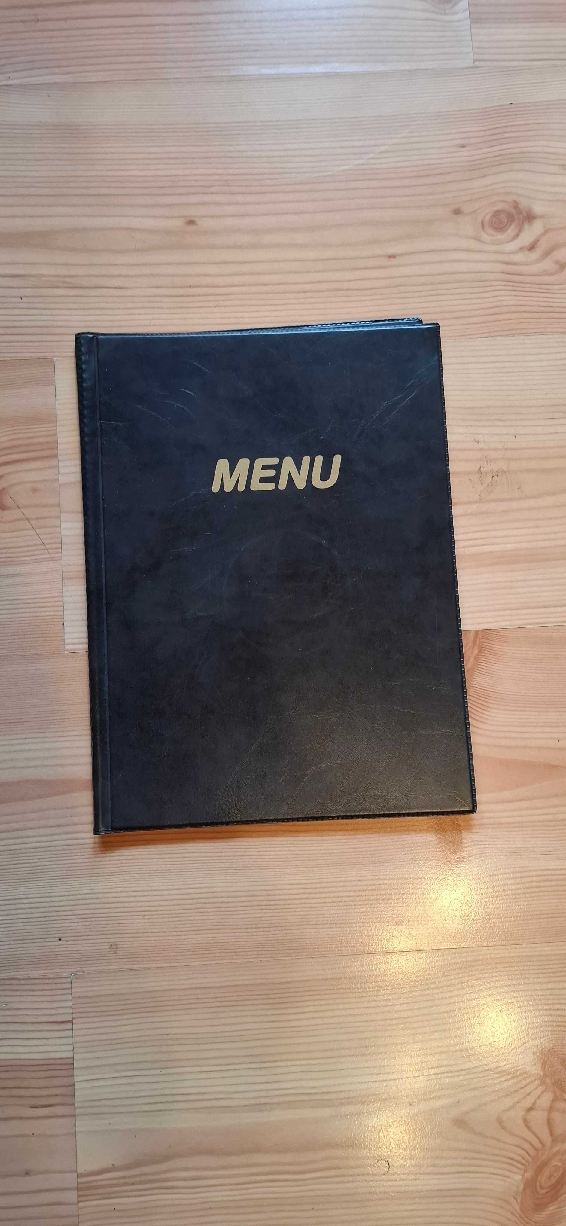 Karty Menu do dań i napojów -zestaw 3 sztuk.