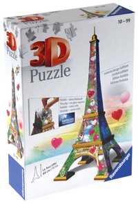 Puzzle 3D Wieża Eiffla !!! Idealny Stan !!! Polecam Katowice !!!