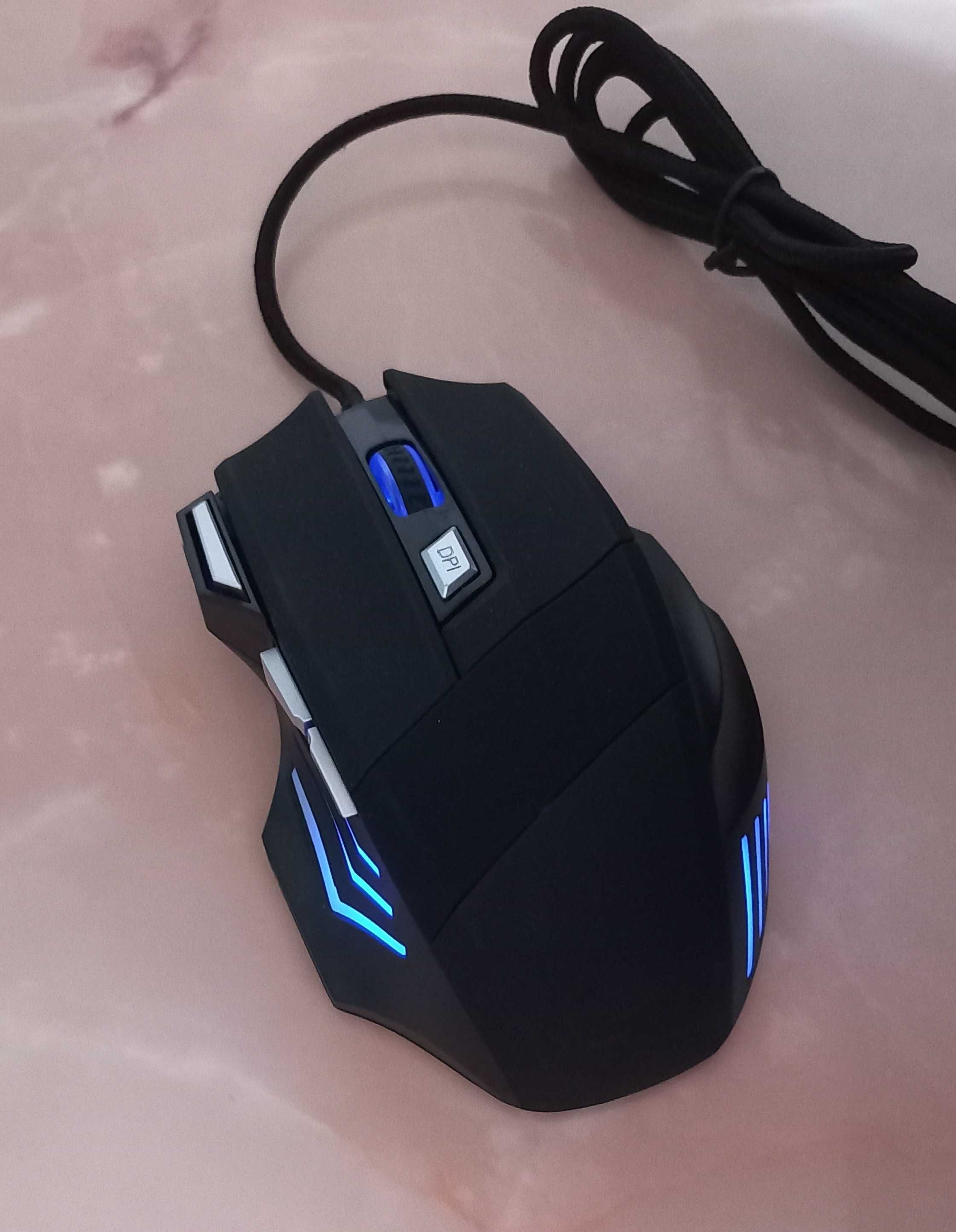 ігрова USB-миша з RGB-підсвічуванням, ігрова миша 7D, провідна миша