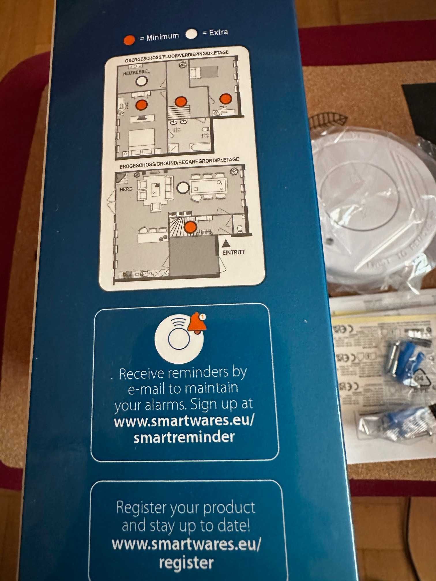 Smartwares system alarmowy przeciwpożarowy FSE-19231 czad i dym