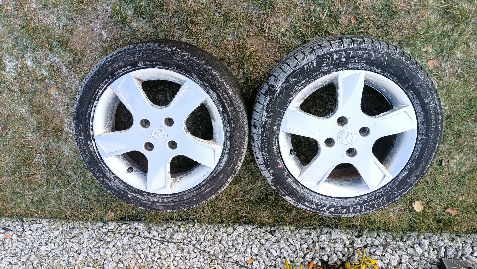 Koła letnie felgi 15 4x108 et52,5 Mazda 2 Ford 195/55/15 7mm