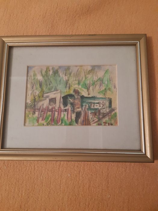 Картина Сільський пейзаж.