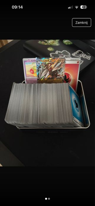 Zestaw kart pokemon