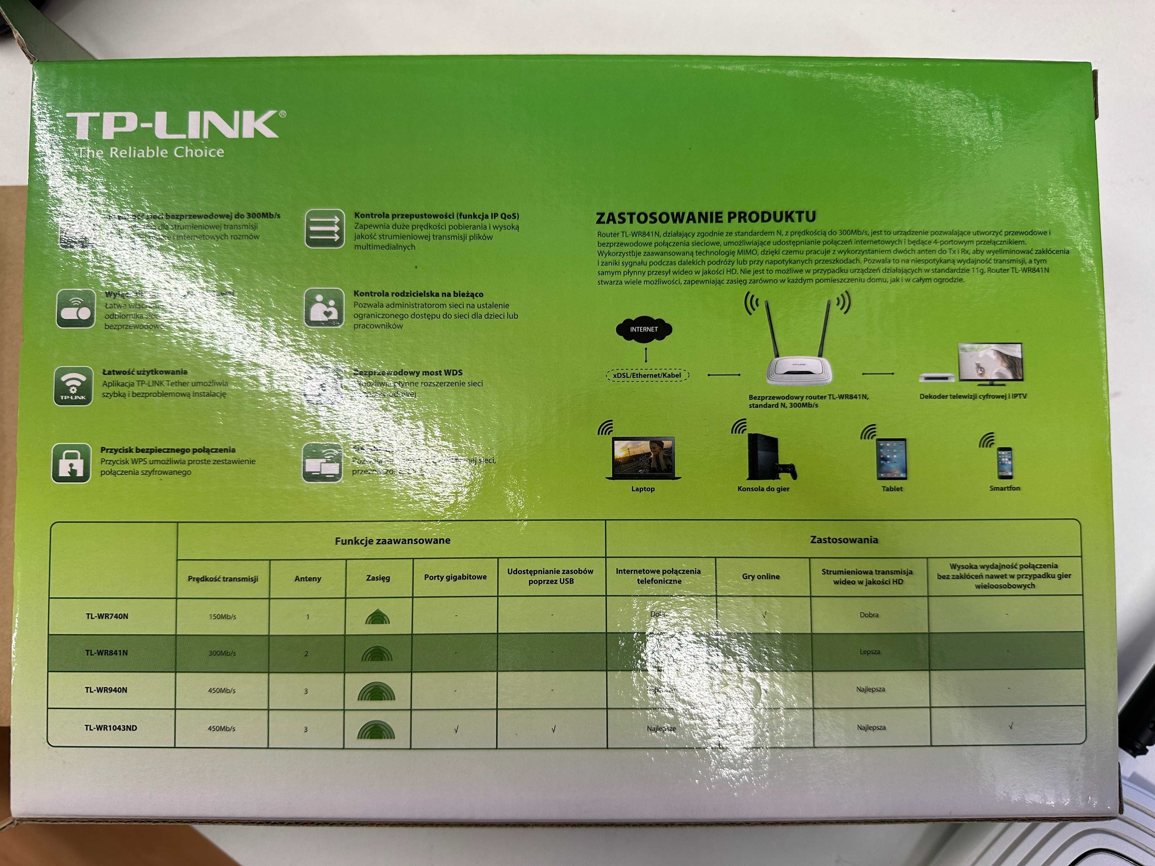 Router TP-Link TL-WR841N