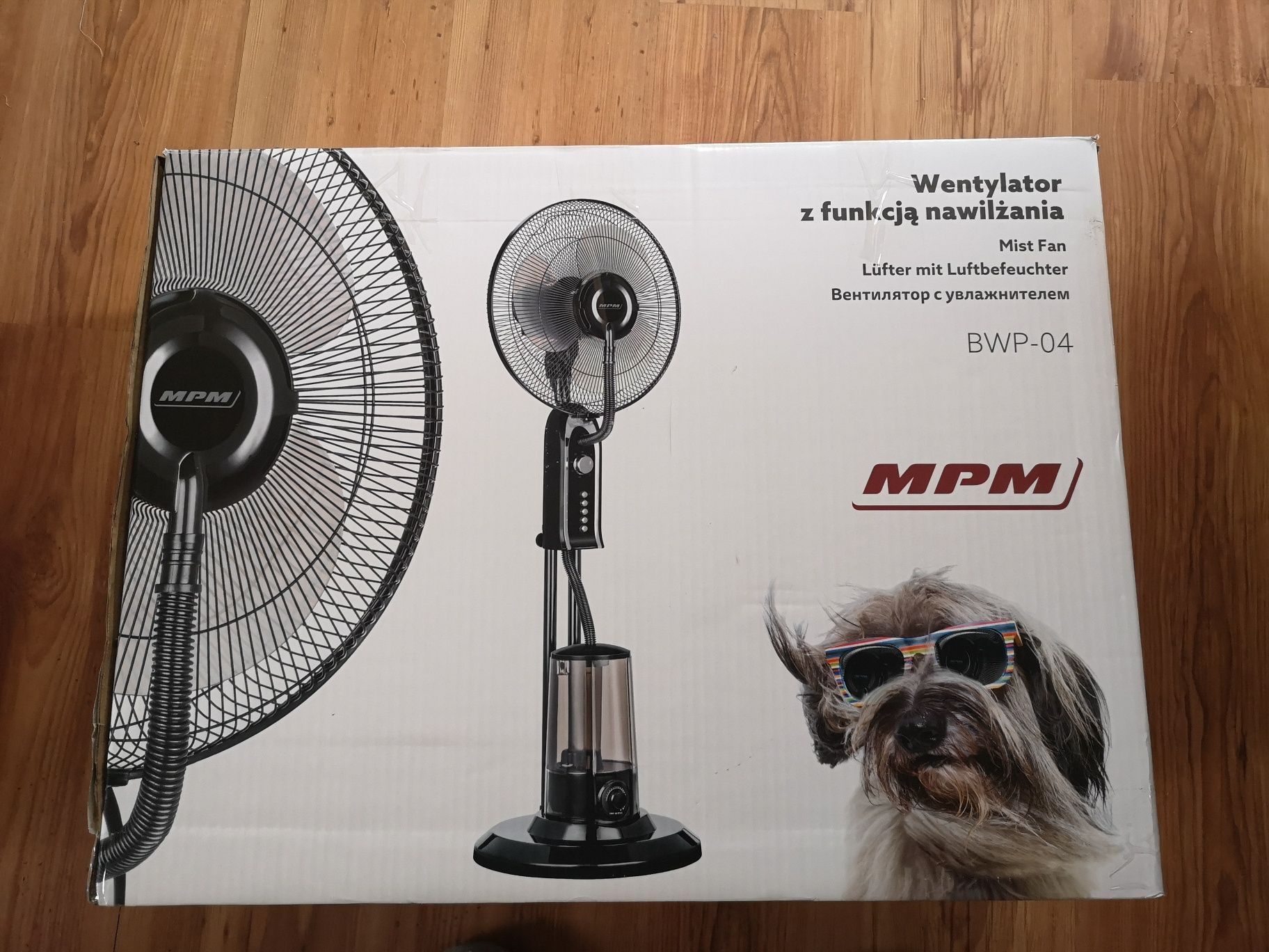 wentylator z funkcją nawilżania