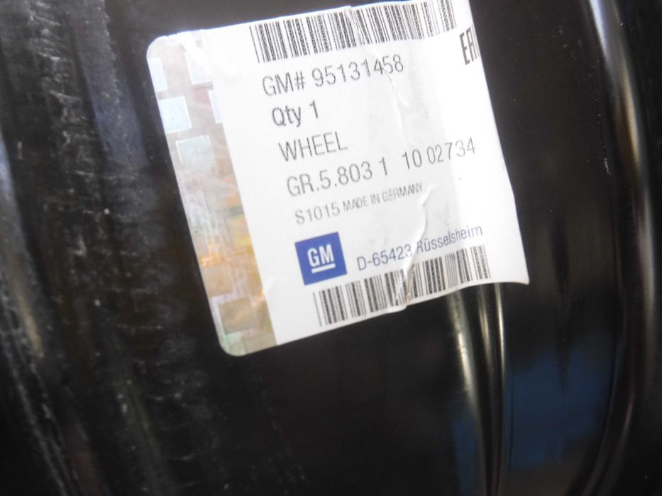 4szt. Felgi Stalowe Opel 16cal. szer.6,5j ET38 5x105 TPMS