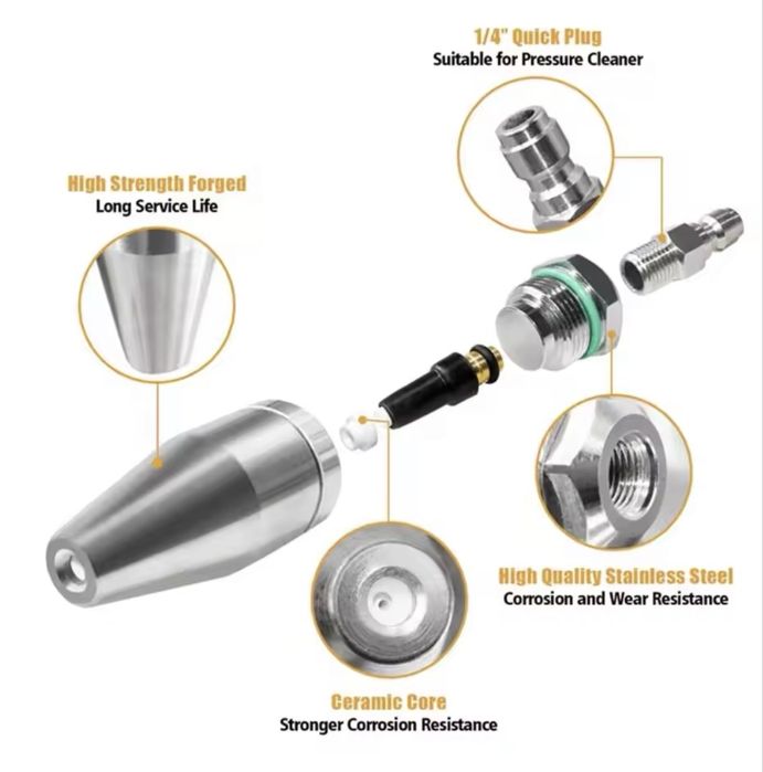 Грязьова фреза роторна турбонасадка Karcher форсунка сопло Turbo-freza
