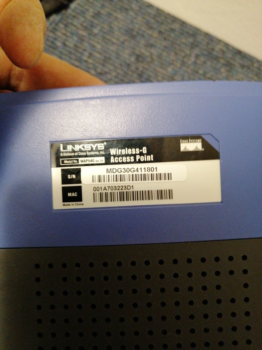 Acces Point Linksys wrieless-G