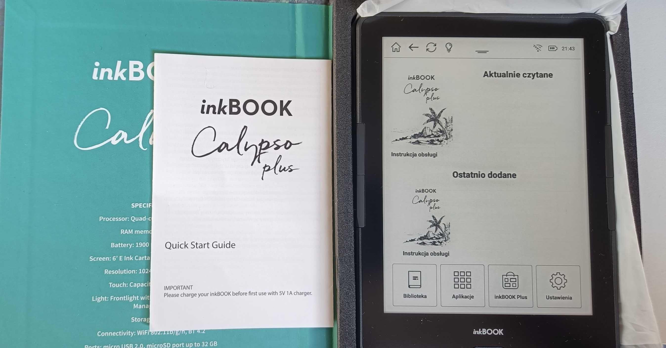 E-booków inkBOOK Calypso Plus 6''
