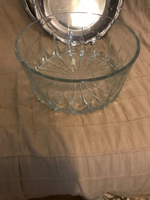 Prato decorativo IKEA e Taça em Vidro