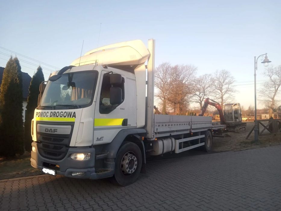 DAF LF250  uto laweta pomoc drogowa daf lf 250 euro 6 AUTOLAWTA