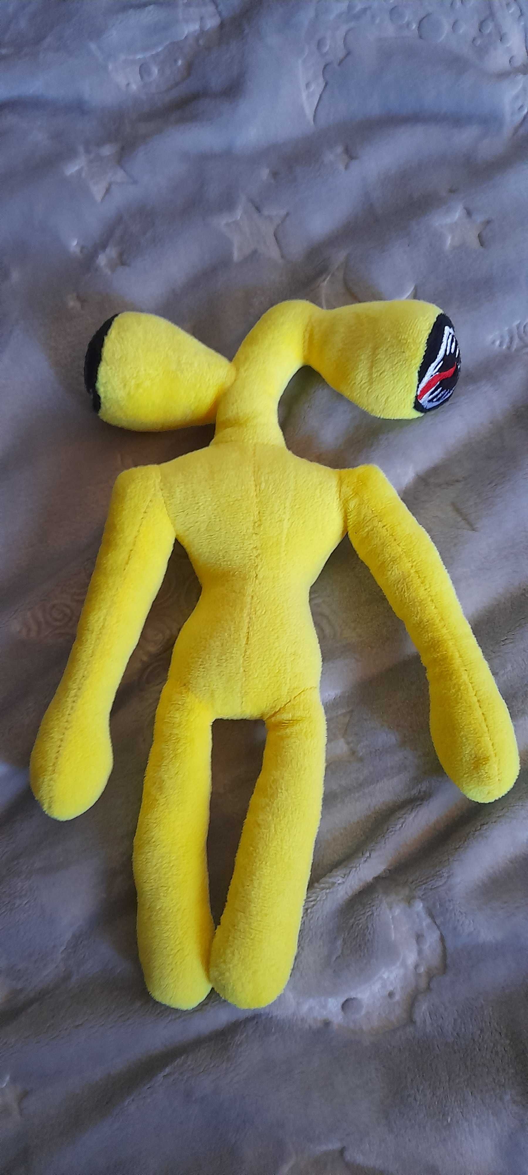 М'яка іграшка Игрушкая Сирено-головый 40 см. Плюшевый жёлтый СайренХед